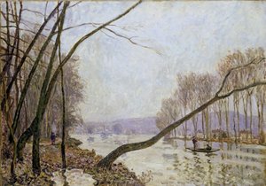Brzeg Sekwany jesienią autorstwa Alfred Sisley
