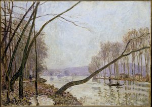 Brzeg Sekwany jesienią autorstwa Alfred Sisley