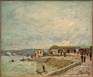 Sekwana w Point-du-Jour autorstwa Alfred Sisley