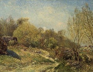 Krajobraz autorstwa Alfred Sisley