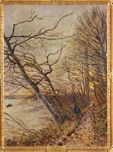 Le Bois des Roches, Veneux-Nadon ... autorstwa Alfred Sisley