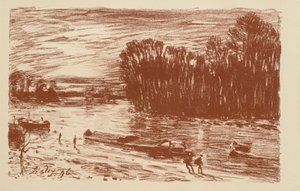 Loing koło St. Mammès autorstwa Alfred Sisley
