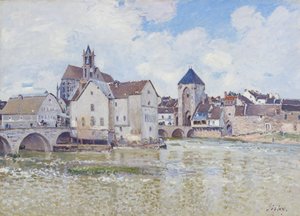 Most w Moret autorstwa Alfred Sisley