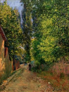 Okolice Louveciennes autorstwa Alfred Sisley
