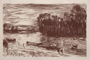 Na brzegach Loing autorstwa Alfred Sisley