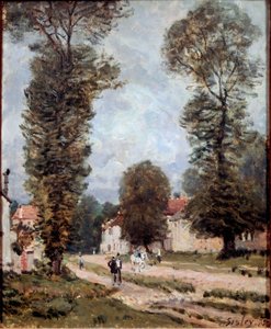 Droga do Wersalu autorstwa Alfred Sisley