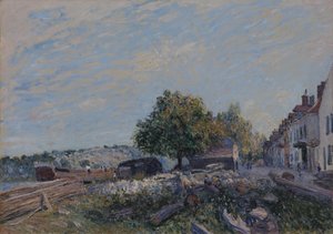 Saint-Mammès rano autorstwa Alfred Sisley