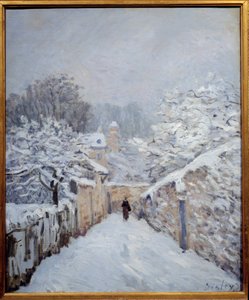 Śnieg w Louveciennes autorstwa Alfred Sisley