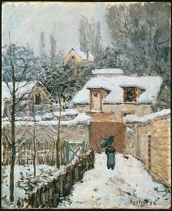 Śnieg w Louveciennes autorstwa Alfred Sisley
