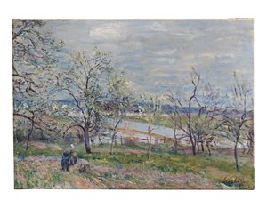 Wiosna w Veneux-Nadon, 1882 autorstwa Alfred Sisley