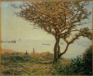 Cardiff Bay (łodzie w Cardiff Bay) autorstwa Alfred Sisley
