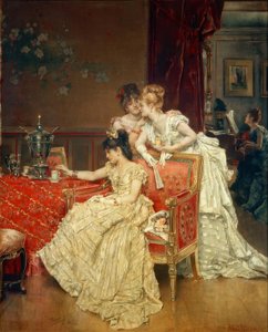 Alfred Stevens, Filiżanka herbaty