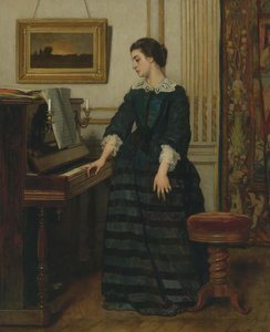 Nieobecność. autorstwa Alfred Emile Stevens