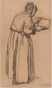 Kobieta czytająca autorstwa Alfred Emile Stevens