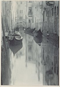 Kawałek Wenecji, negatyw 1894, publikacja 1898 (fotograwiura stonowana) autorstwa Alfred Stieglitz
