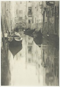 Kanał wenecki, 1894, wydrukowany 1897. autorstwa Alfred Stieglitz