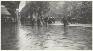 Mokry dzień na bulwarze, Paryż autorstwa Alfred Stieglitz
