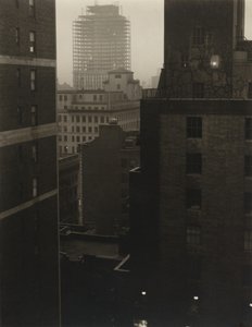Z mojego okna w „An American Place”, południowy zachód autorstwa Alfred Stieglitz