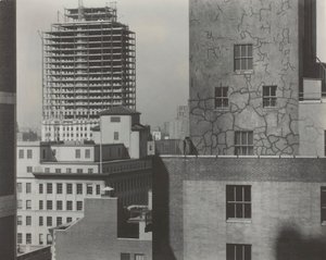 Z mojego okna w amerykańskim miejscu, południowy zachód, 1932. autorstwa Alfred Stieglitz