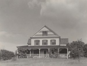 Dom na wzgórzu, Lake George autorstwa Alfred Stieglitz