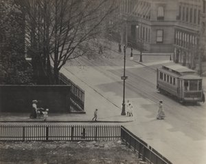 Niedzielne popołudnie — widok z mojego okna przy 1111 Madison Avenue, w kierunku południowym autorstwa Alfred Stieglitz