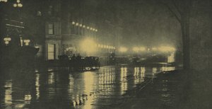 Blask nocy — Nowy Jork autorstwa Alfred Stieglitz
