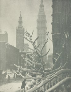 Dwie wieże, Nowy Jork, 1911. autorstwa Alfred Stieglitz