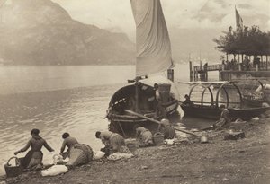 Pralniczki nad jeziorem Como autorstwa Alfred Stieglitz