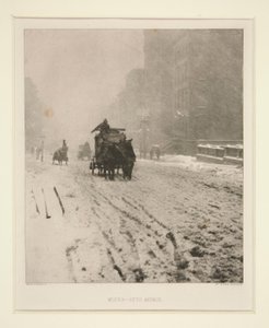 Zima - Piąta Aleja autorstwa Alfred Stieglitz