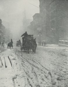 Zima, Piąta Aleja autorstwa Alfred Stieglitz