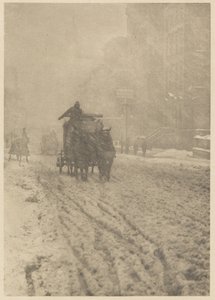 Zima na Piątej Alei autorstwa Alfred Stieglitz