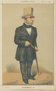 Pan John Somerset Pakington (kolor lito) autorstwa Alfred Thompson