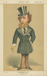 Marquis (John) Townshend, przyjaciel żebraka, 26 lutego 1870, komiks Vanity Fair