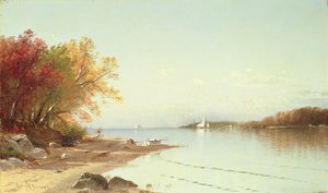 Narragansett Bay, jesień, Rhode Island