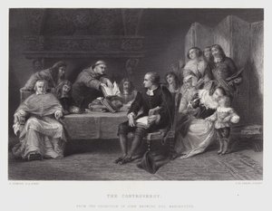 Kontrowersja (grawerowanie) autorstwa Alfred W. (after) Elmore