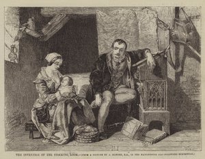 Wynalezienie krosna do pończoch autorstwa Alfred W. after Elmore