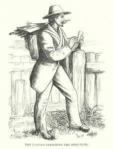 Hans Christian Andersen: Sąsiadujące rodziny (litografia) autorstwa Alfred Walter (after) Bayes