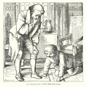 Hans Christian Andersen: Stary dom (litografia) autorstwa Alfred Walter (after) Bayes