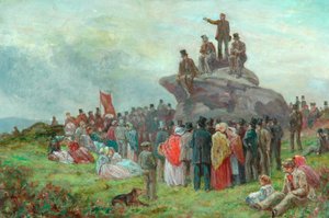 Spotkanie czartystów w Basin Stones, Todmorden, 1842