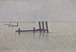 Kanał w Nieuwpoort, ok. godz. 1889