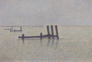 Kanał Angielski w Nieuwpoort. Około 1889 r.
