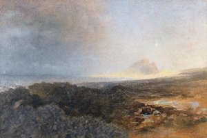 Zamek Bamburgh, Northumberland, 1877