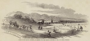 Scena wypadku kolejowego, w Chester, wiadukt Dee autorstwa Alfred William Hunt