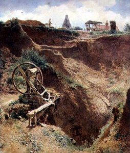 Żwirownia, Kings Cross (akwarela na papierze) autorstwa Alfred William Hunt