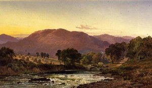 W pobliżu przełęczy Llangollen w północnej Walii autorstwa Alfred de Breanski