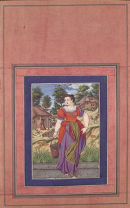 Lato, z cyklu Czterech Pór Roku, Folio z Albumu Davisa, ca. 1660-70. autorstwa Ali Quli Jabbadar