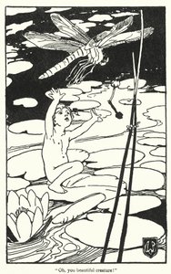 Ilustracja do książki The Water-Babies autorstwa Charlesa Kingsleya (litografia) autorstwa Alice Bolingbroke (after) Woodward