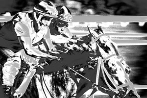 Saratogoa Trials, 2015 (ręcznie malowane zdjęcie)