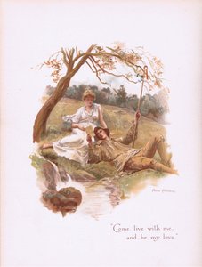 Come live with me and be my love, from Some Old Love Songs pulished by Hildesheimer & Faulkner, 1892