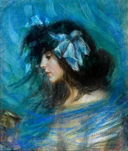Dreamland, ok. 1906 (pastel na papierze) autorstwa Alice Pike Barney